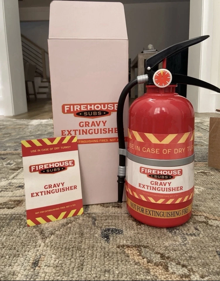 Firehouse Subs Gravy Extinguisher IN HAND New! - Image 1 of 1