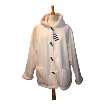 Lands End Fleece Hooded Jacket Size 2X - Image 1 of 4