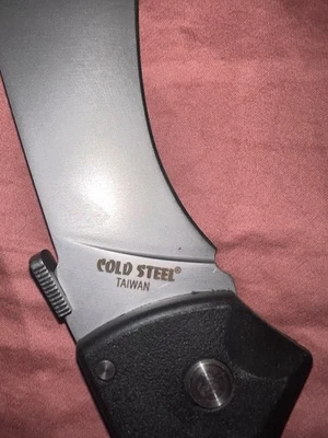 Cold Steel Rajah 2 Folding Knife 6" Stonewash AUS-10A Steel Blade Griv-Ex Handle