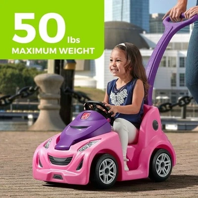 Step2 Rosa Push Around Buggy GT Coche de empuje y juguete para niños pequeños Foto 1 de 4