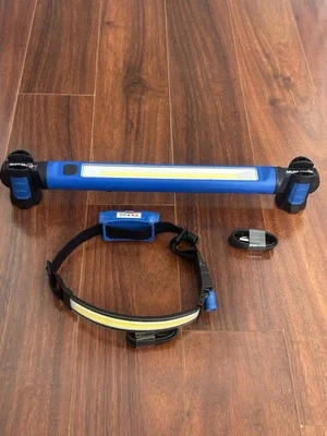 Matco Tools Rechargeable Underhood Light 1000 Lumen and Dual Headband Light Set - Image 1 of 3