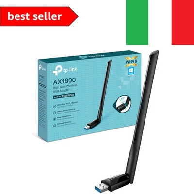 TP-Link Archer TX35U Plus WiFi 6 WiFI USB 3.0 AX1800Mbps, Alto Guadagno Multi... - Immagine 1 di 4