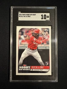 2024 Topps Hobby Rip Night #4 Elly De La Cruz Rookie RC SGC 10 gemas rojos como nuevos - Imagen 1 de 2