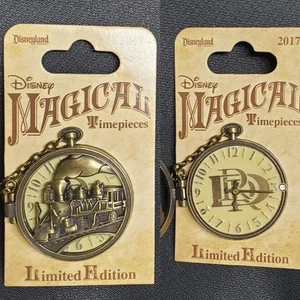 Disney Magical Timepieces – Disneyland Railroad Pocket Watch Train LE Pin 120835 - Picture 1 of 1