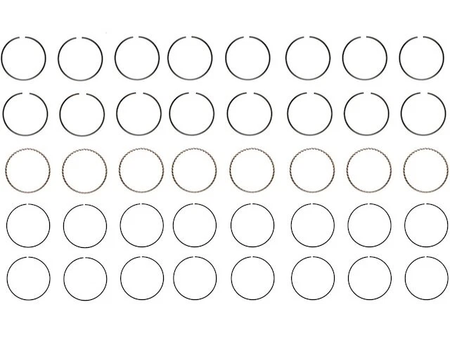 Piston Ring 46YQVV17 for Cadillac DeVille Eldorado Seville 1996 1997 1998 1999 - Image 1 of 1