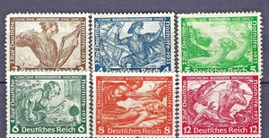 Germany Third Reich 1933 Wagner Operas Mi# 499-504 MH* - Picture 1 of 2