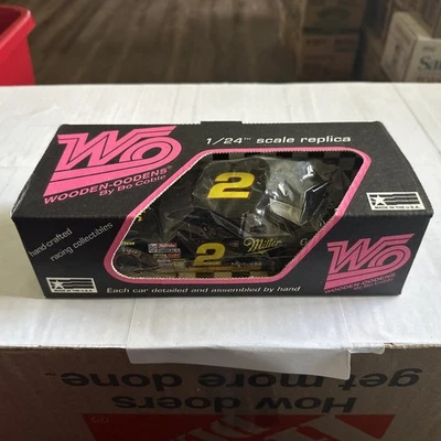 Wooden Oodens #2 Rusty Wallace Miller Genuine Draft MGD NASCAR 1:24 Replica - Image 1 of 4