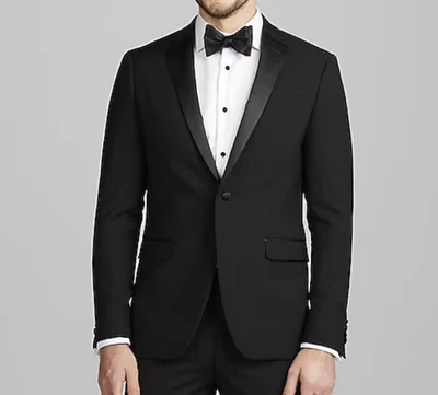 Jos. A. Traje Chaqueta Esmoquin Bank Para Hombre Calce Ajustado Mezcla Lana Talla 38L Nuevo con Etiquetas Foto 1 de 4