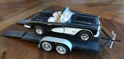 MOTORMAX 拖车包 带 59 Corvette 压铸 1:24 #68016(免费赠送!) — 第 1/4 张图片