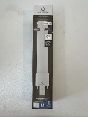 Green Creative Bulb Titanium LED Series 520 lumens Cool White 4000K 13W 120-277V - Image 1 of 3