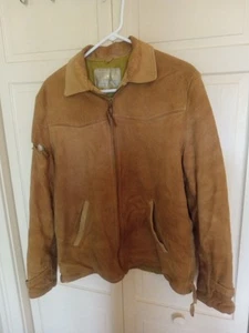 Vintage Sears Fieldmaster Leather Jacket "Needs Repair" Large - Picture 1 of 12
