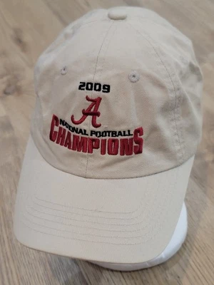 Gorra beige University of Alabama Crimson Tide 2009 National Champions Foto 1 de 4