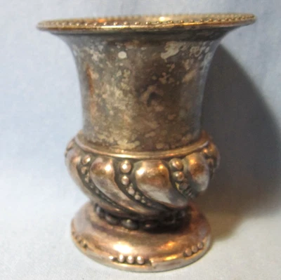 SOPORTE PARA CIGARRILLOS Ronson Waldorf de colección ~ Plato de plata con peso Foto 1 de 3