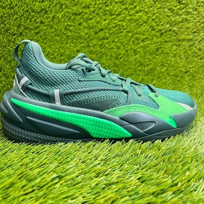 Puma J. Cole RS-Dreamer Boys Size 4.5C Green Athletic Running Shoes Sneakers - Image 1 of 4