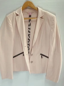 Chaqueta de vestir con botones de viscosa rosa forrada Basler Moldavia para mujer S 14-16. - Imagen 1 de 14