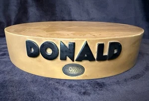 The Walt Disney Gallery DONALD DUCK Big Fig 1934 BASE ONLY 11-1/4" X 2-1/4" - Picture 1 of 5