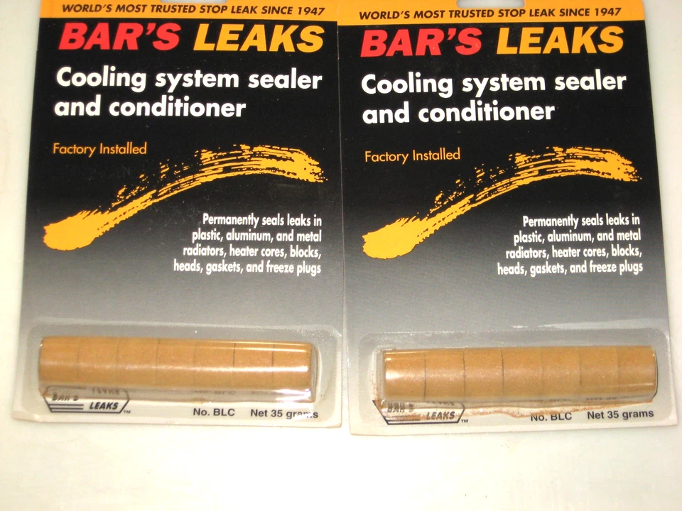 Two (2) Packeges. Bar's Leaks Stop Leak Tablets, w/ 7 tablets each, part # BLC - Image 1 of 1