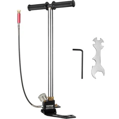 3 Stage PCP Air Gun Rifle Filling Stirrup Pump Hand Pump 4500PSI Gas Filter - Image 1 of 4