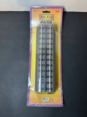 MTH RAIL KING REAL TRAX 10" Straight 4 Pack O Gauge 40-1001-4 - Image 1 of 4