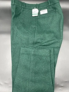 NWT Johnson Woolen Mills Wool Pants 46x32 Green Hunting Winter Pants USA - Picture 1 of 7
