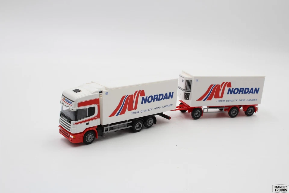 AWM Scania 124 TL refrigerated trailer truck "Nordan" Norway 1:87 /AW2850 - Image 1 of 1