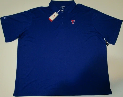 New Texas Rangers MLB Baseball Antigua polo golf shirt Blue men's 3XL or 4XL NWT Cover