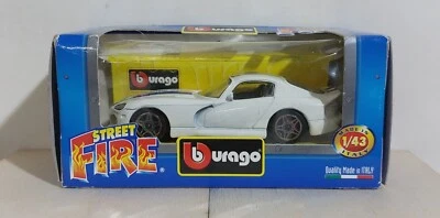 I116292 BURAGO 1/43 serie Street Fire - Dodge Viper GTS Coupè - Box - Immagine 1 di 3