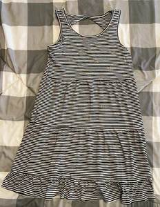 Girls Size 12 So Sleeveless Striped Unicorn Dress - Picture 1 of 4