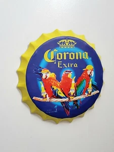 3 Parrots Corona Extra Beer Bottle Cap Metal Sign Man cave Bar Decor Sign - Picture 1 of 4