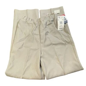 DONNKENNY womens size 12 beige stretchy polyester pants NWT deadstock - Picture 1 of 6