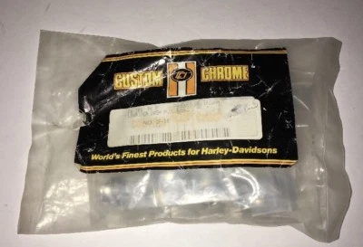 CUSTOM CHROME 26-308 Lowrider Dash Plug Small Pk Of 10 For Harley Davidsons-RARE - Image 1 of 4