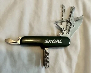 Vintage Skoal Advertising Multi tool Knife 10 Tools Tobacianna Rare Promotional - Picture 1 of 18