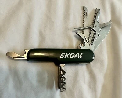 Vintage Skoal Advertising Multi tool Knife 10 Tools Tobacianna Rare Promotional - Image 1 of 4