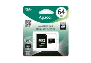 Nowa karta pamięci Apacer Secure Digital microSDXC 64GB - Zdjęcie 1 z 1
