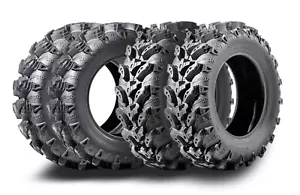 MCKINLEY UTV ATV Tires 26X9-12 6 Ply Super Mud 26X9X12 Offroad X611, Set 4 - Picture 1 of 4