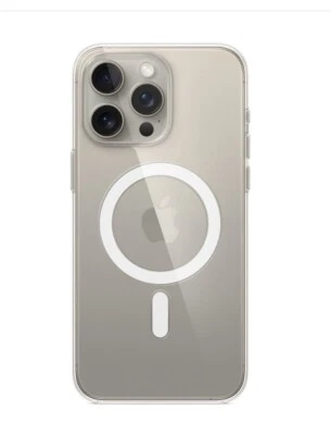 iPhone 15 Pro Max - Funda Oficial Magnética Tranparente - Imagen 1 de 4