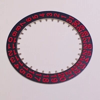 LOUIS VUITTON CHRONOGRAPH ETA 2894-2 WATCH RED DATE DISK (NOS & ORIGINAL) - Image 1 of 3