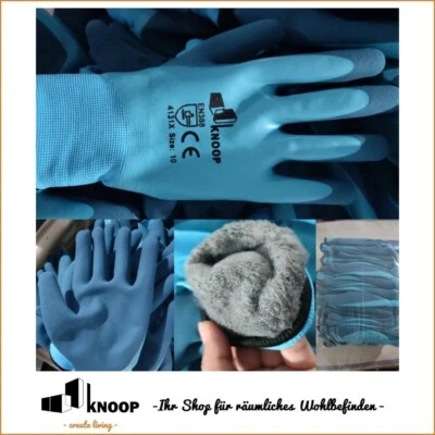 12paar Arbeitshandschuhe Winter,gefüttert, Wasserdicht ,Handschuhe - Bild 1 von 4