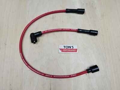 Cables de bujía Ton's Red para Harley Touring 1986-2003 Sportster XL FLT 86-03 Foto 1 de 2