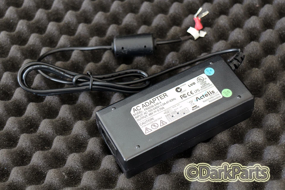 Actelis FranMar FRA036-S48-4 Power Supply Adapter 100-240v 1A to 48V 0.75A PSU - Bild 1 von 1