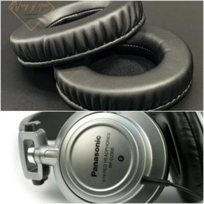 Soft Leather Ear Pads Foam Cushion For Panasonic Rp DJ 300 DJ 400 Headphone — 第 1/4 张图片