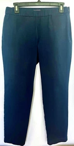 J.JILL Pants Women's Sz 8 Petite Navy Blue Precision Stretch Slim Cropped Ankle - Picture 1 of 19