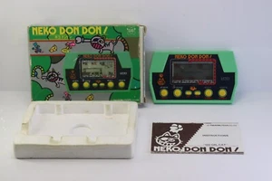 Takatoku Toys LCD Game Neko Don Don Made in Japan 1983 Great Condition - Picture 1 of 22
