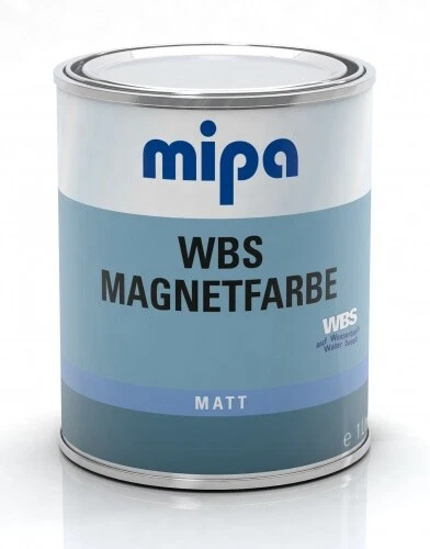 Mipa WBS Magnetfarbe 1 Liter matt magnethaftend Tafel Wand Lackversand 649360000 - Bild 1 von 1