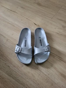 Birkenstock Madrid Gr. 38 silber - Bild 1 von 3