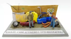 NEW - M.M.B 052 / DIORAMA / KIT RESINE /CASSE AUTOMOBILE OTTO RECUP AUTO 1 1/43 - Picture 1 of 5