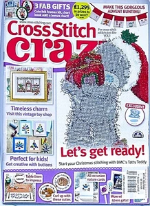UK Cross Stitch Crazy Magazine Christmas Holiday Issue November 2016 No Gifts - Bild 1 von 6