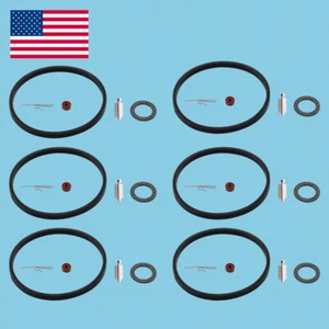 6 Carburetor Carb Needle Seat bowl gasket Repair Kit fit Tecumseh 631021B - Picture 1 of 4