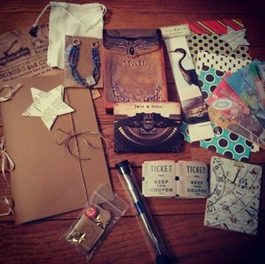 Journal Geschenksets, Multi-Listing, Junk Journal, Konvolut, Fun Pieces, Journals - Bild 1 von 11