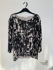 Windsmoor Abstract print Lined Pleated fabric Top Blouse UK size 12/14
